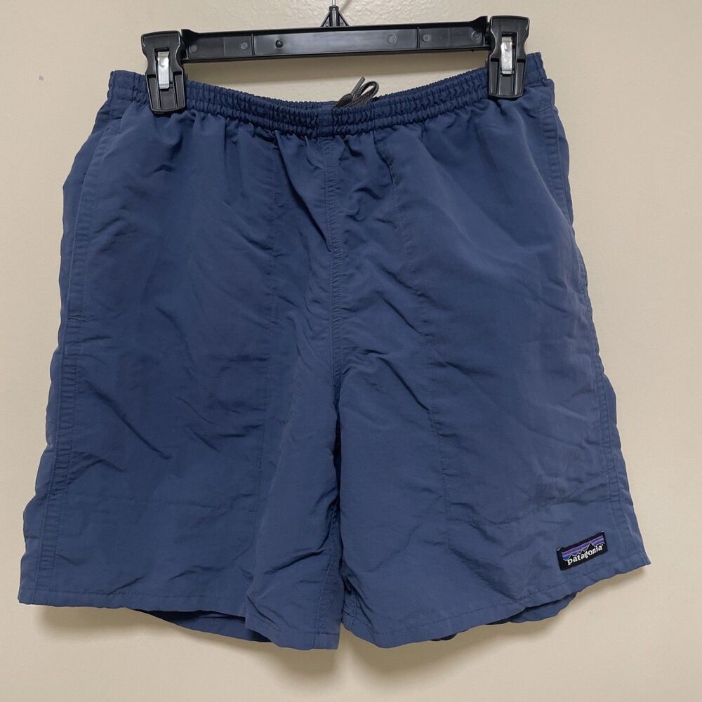 Patagonia Baggies Short Men's size S Blue swim Trunks Mesh Liner